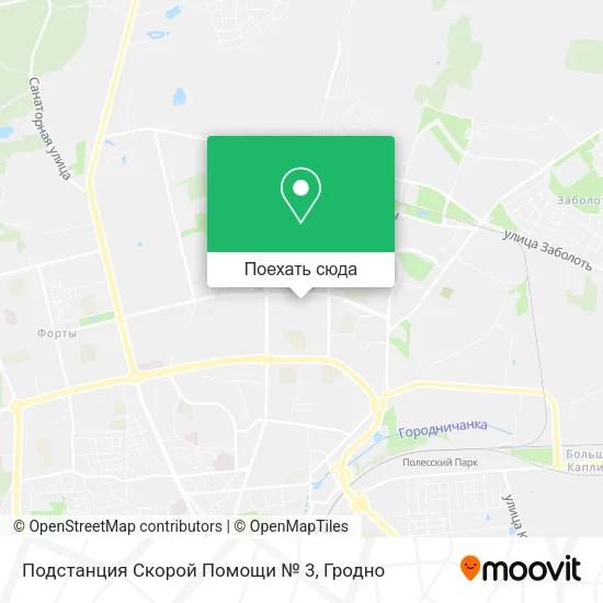 Карта Подстанция Скорой Помощи № 3