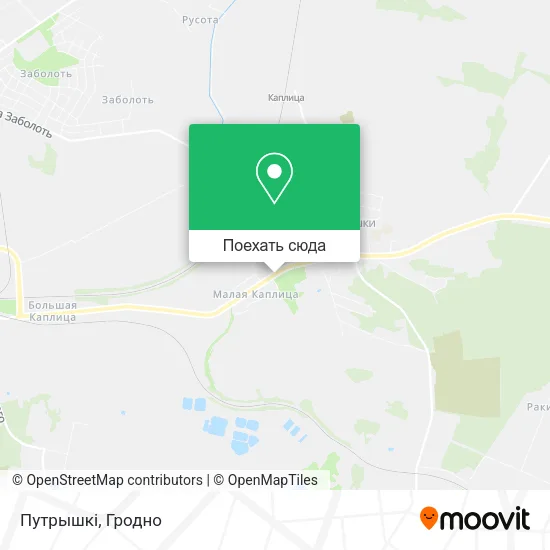 Карта Путрышкі