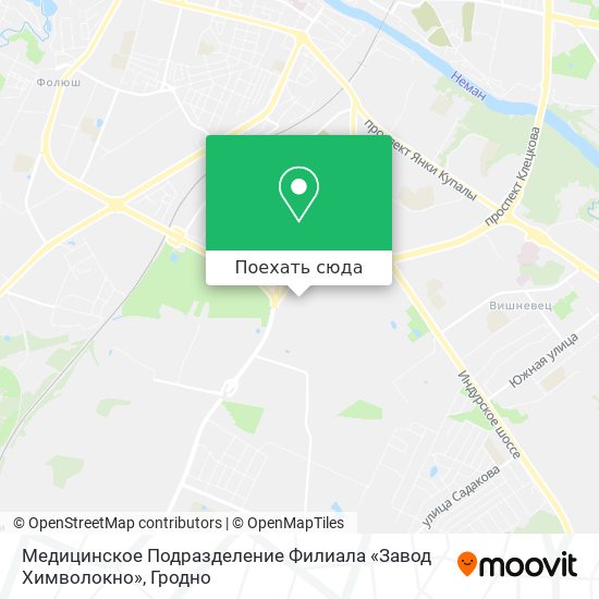 Карта Медицинское Подразделение Филиала «Завод Химволокно»