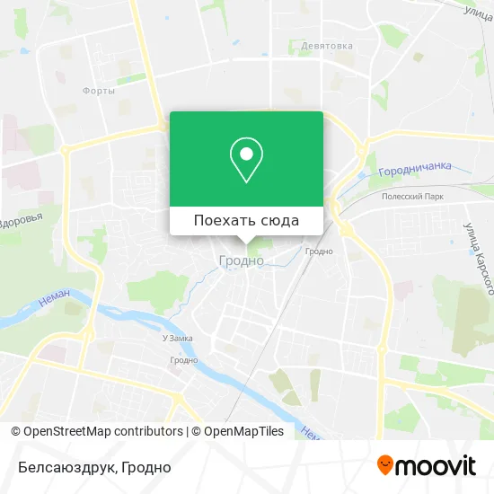 Карта Белсаюздрук