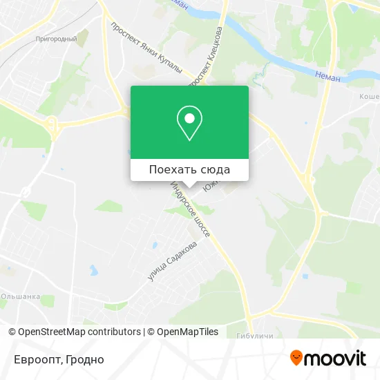 Карта Евроопт