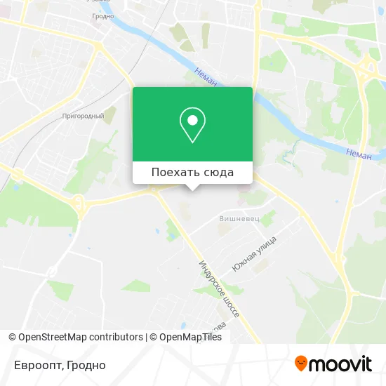 Карта Евроопт