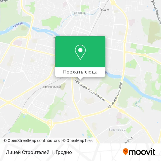 Карта Лицей Строителей 1