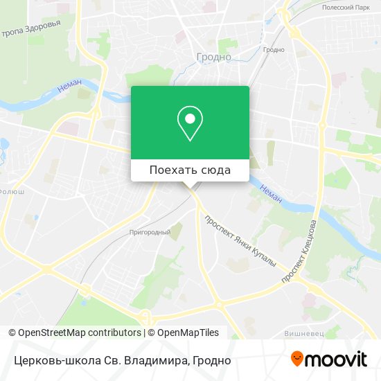 Карта Церковь-школа Св. Владимира