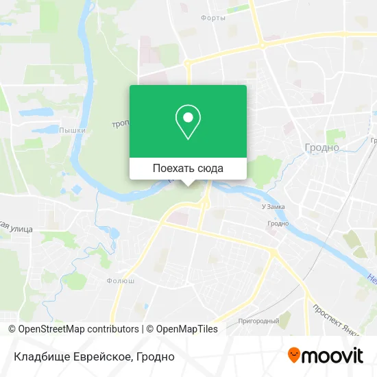 Карта Кладбище Еврейское