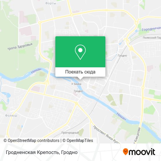 Карта Гродненская Крепость