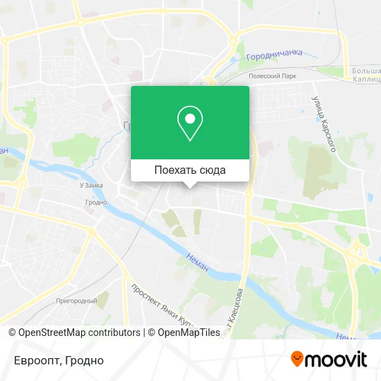 Карта Евроопт