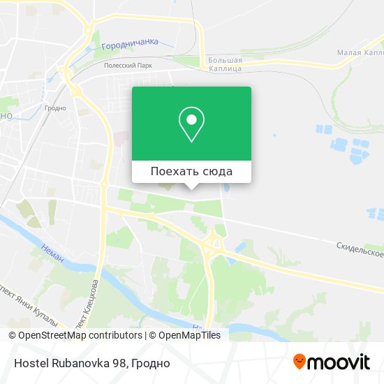 Карта Hostel Rubanovka 98