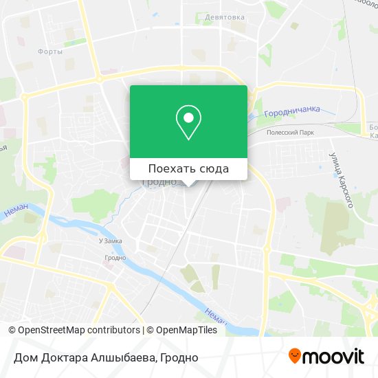 Карта Дом Доктара Алшыбаева