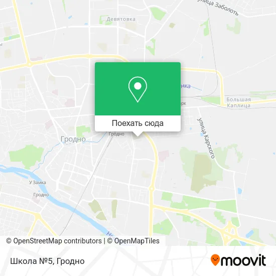 Карта Школа №5