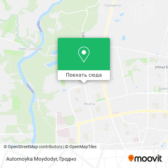 Карта Automoyka Moydodyr