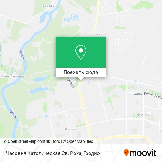 Карта Часовня Католическая Св. Роха