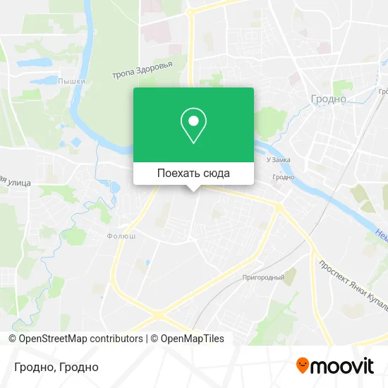 Карта Гродно