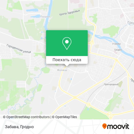 Карта Забава