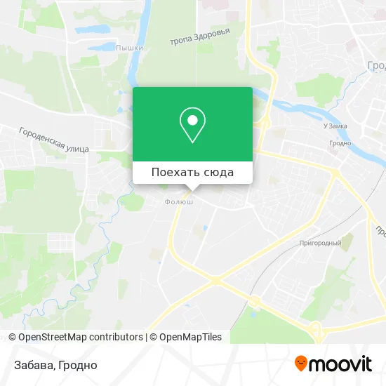 Карта Забава