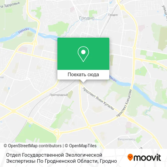 Карта Отдел Государственной Экологической Экспертизы По Гродненской Области