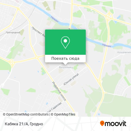 Карта Кабяка 21/А