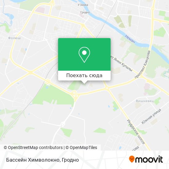 Карта Бассейн Химволокно