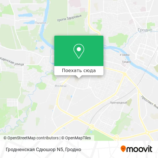Карта Гродненская Сдюшор N5
