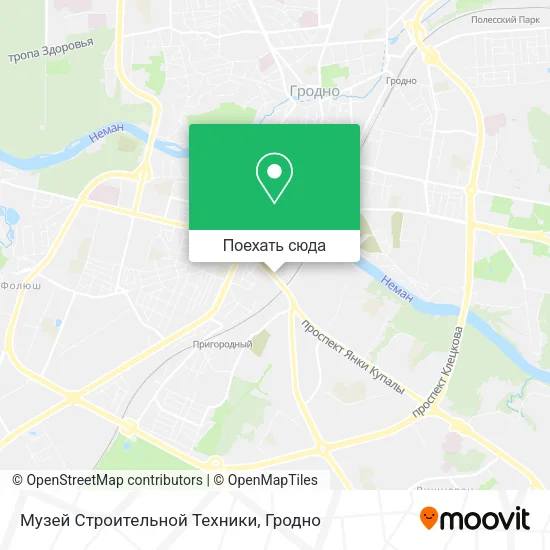 Карта Музей Строительной Техники
