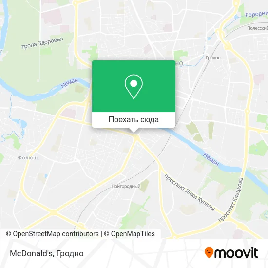 Карта McDonald's