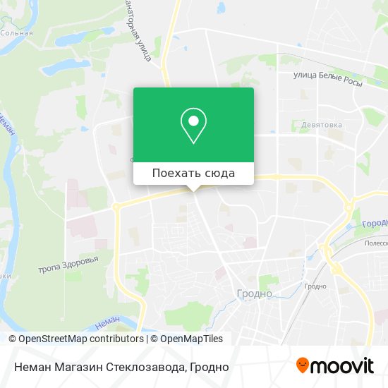 Карта Неман Магазин Стеклозавода