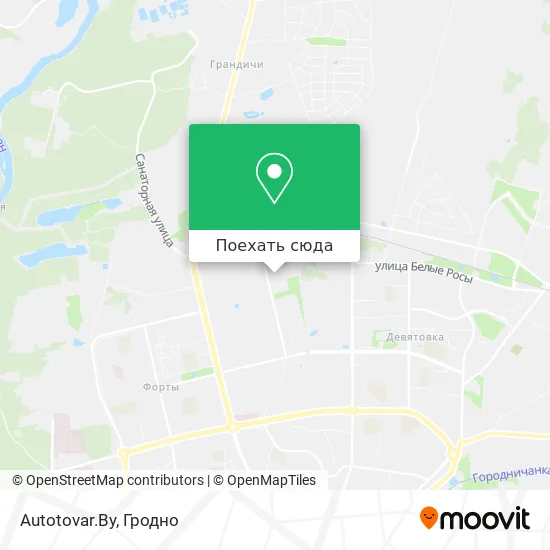 Карта Autotovar.By