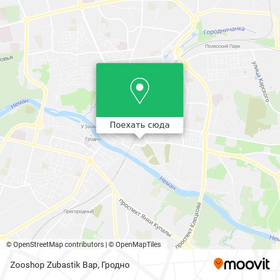 Карта Zooshop Zubastik Bap