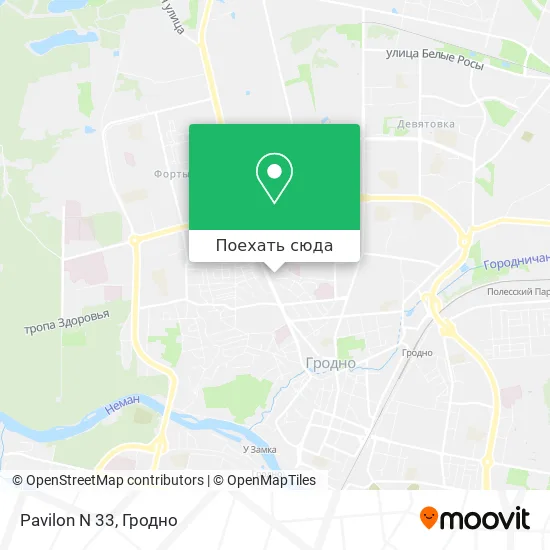 Карта Pavilon N 33