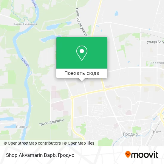 Карта Shop Akvamarin Bapb