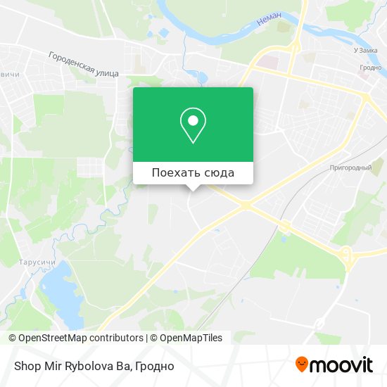 Карта Shop Mir Rybolova Ba