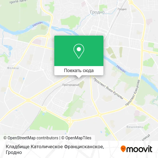 Карта Кладбище Католическое Францисканское