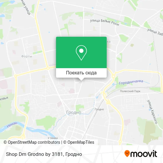 Карта Shop Dm Grodno by 3181
