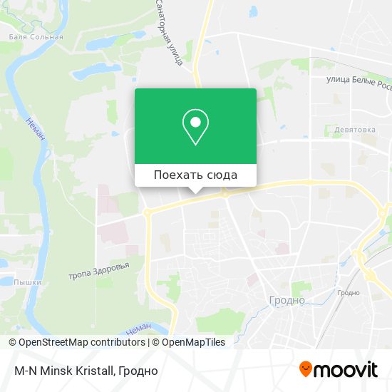 Карта M-N Minsk Kristall