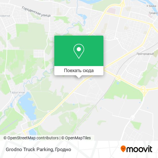 Карта Grodno Truck Parking