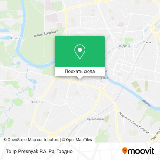 Карта To Ip Presnyak P.A. Pa