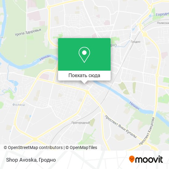 Карта Shop Avoska