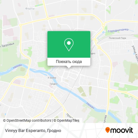 Карта Vinnyy Bar Esperanto