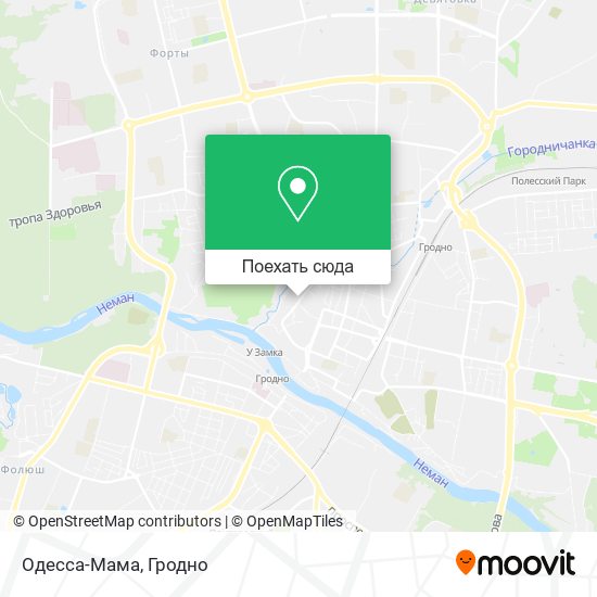 Карта Одесса-Mама