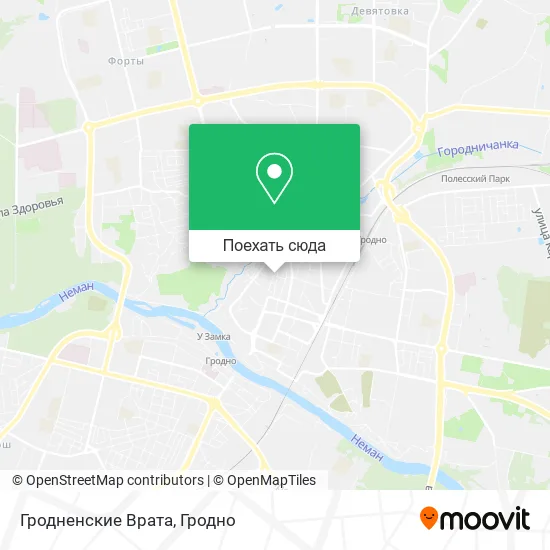 Карта Гродненские Врата
