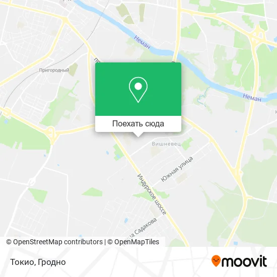 Карта Токио