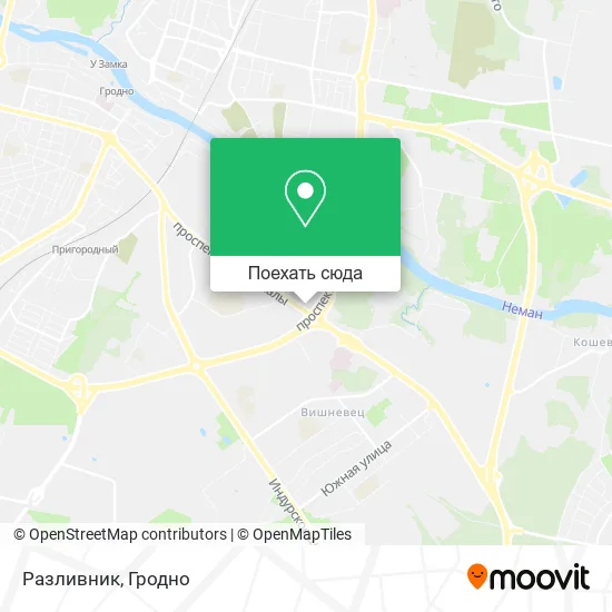 Карта Разливник