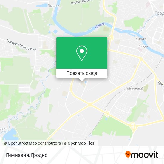 Карта Гимназия