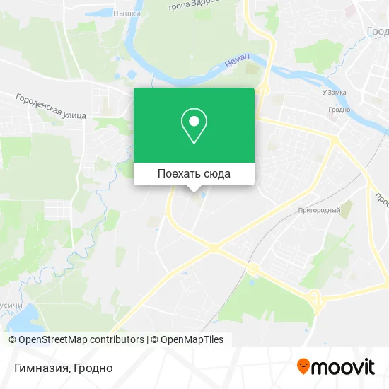 Карта Гимназия