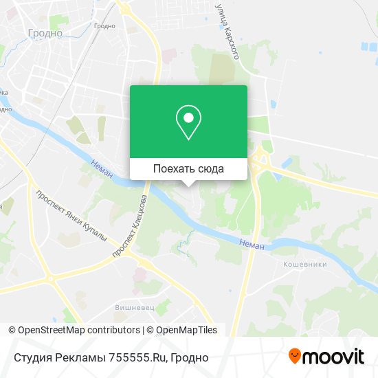 Карта Студия Рекламы 755555.Ru