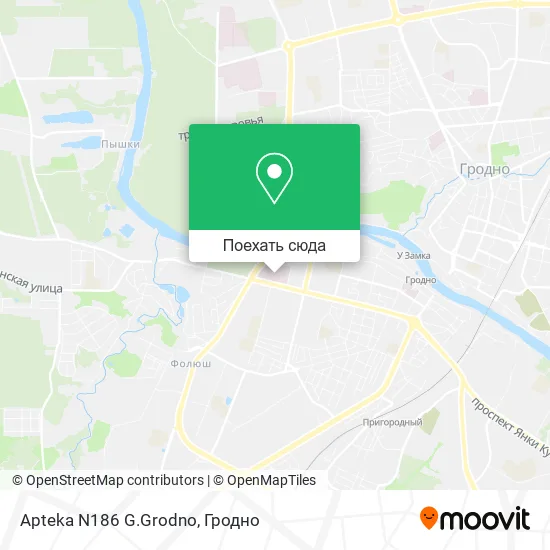 Карта Apteka N186 G.Grodno