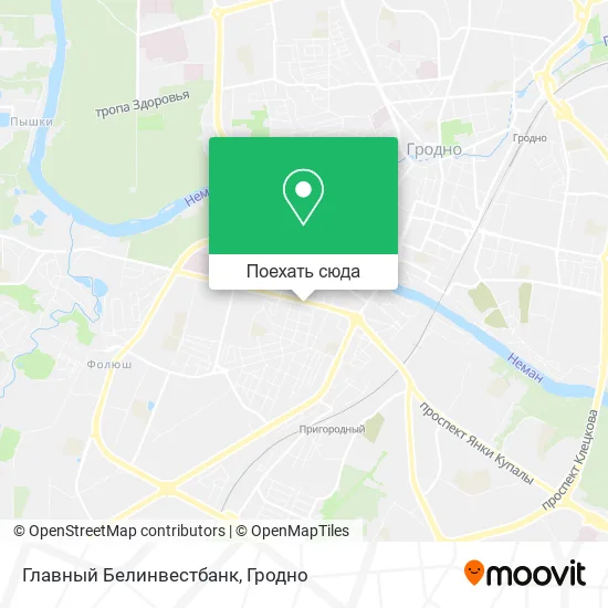 Карта Главный Белинвестбанк