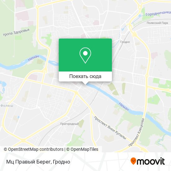 Карта Мц Правый Берег