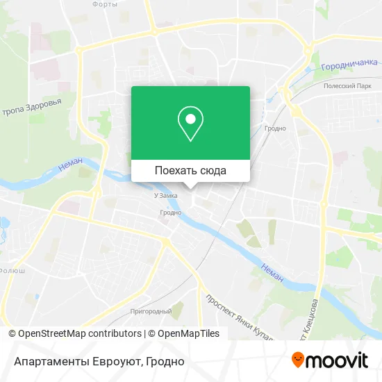 Карта Апартаменты Евроуют