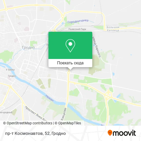 Карта пр-т Космонавтов, 52